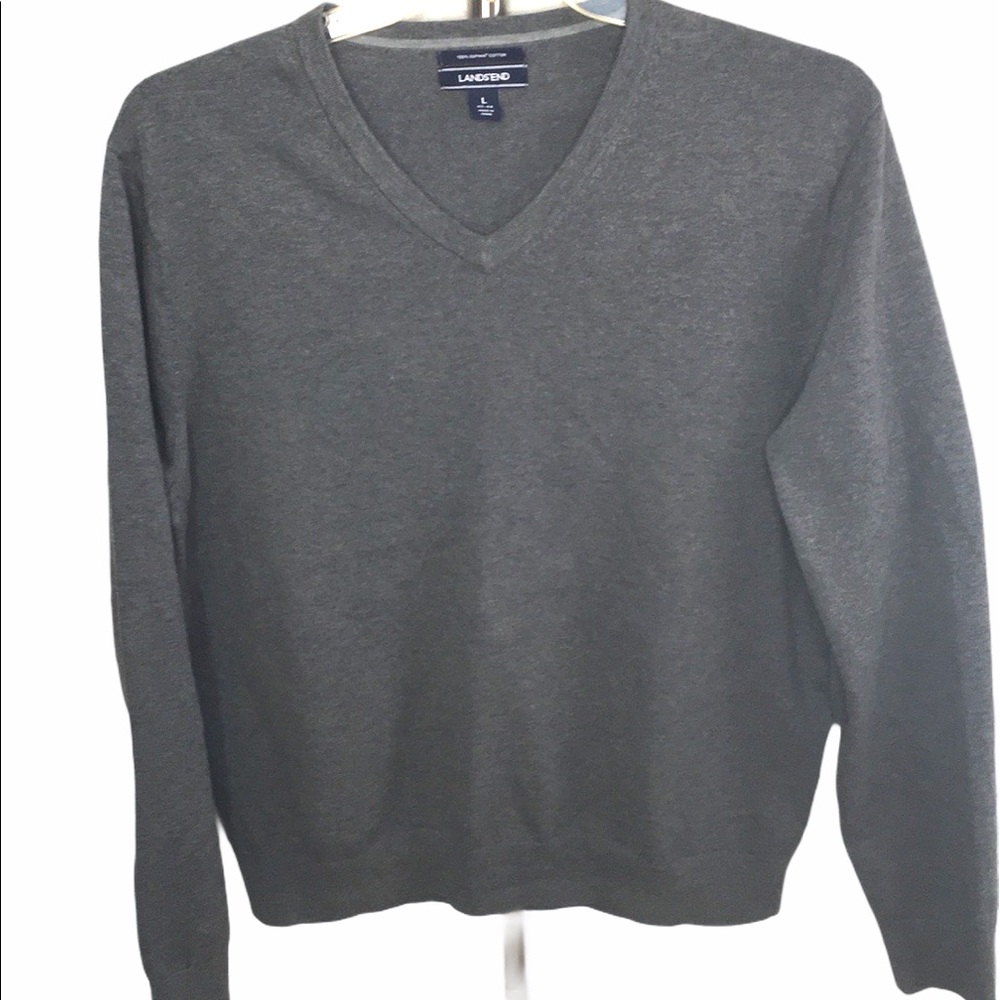 Lands End Supima Cotton Sweater